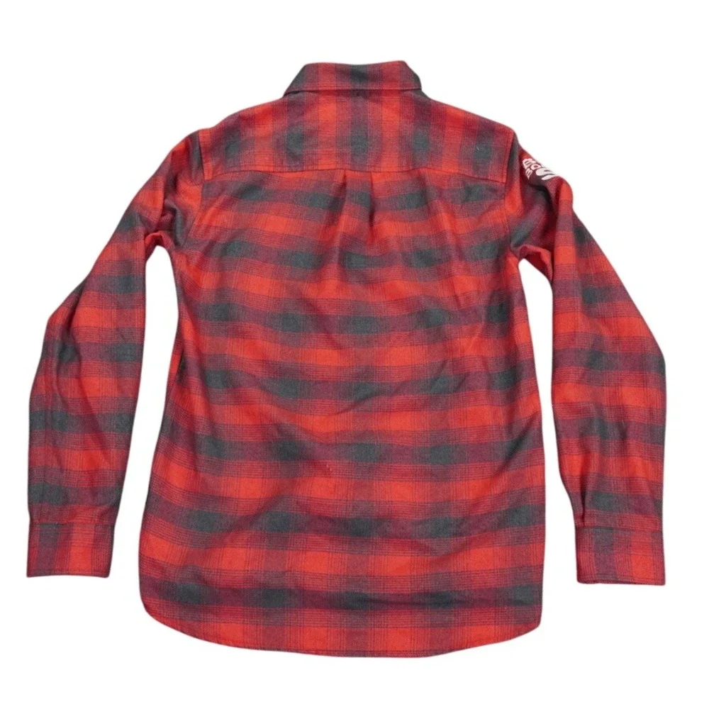The North Face Flannel Shirt Mens Small Buffalo Plaid Quoggy Jo Ski‎ Bike Board